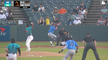 Luis De León In play, run(s) to Joe Lampe