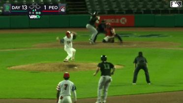 Carlos Sanchez homers (8) on a fly ball to left center field. John Michael Faile scores. Alfredo Alcantara scores.