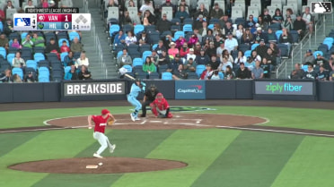 Slade Caldwell homers (4) on a fly ball to right center field.
