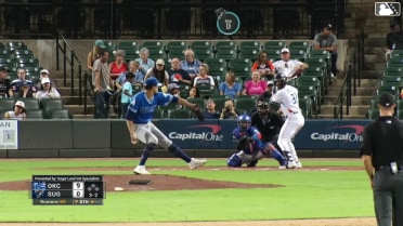 Collin Price homers (9) on a fly ball to left center field.