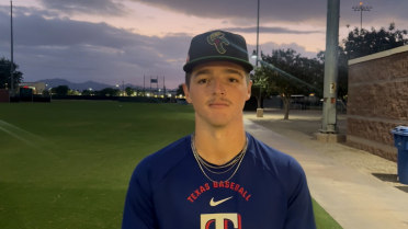 Jacob Johnson on his outing in Arizona Fall League 