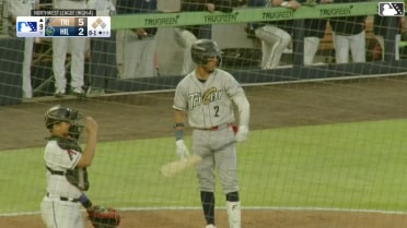 Adrian Placencia singles on a line drive to right fielder Yerald Nin. Harold Coll scores. Slate Alford to 3rd.