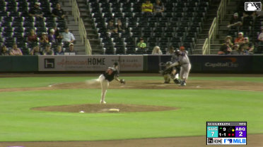 Brice Matthews' fifth home run of the season