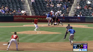 Keegan Thompson In play, run(s) to Ryan Ward