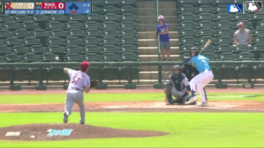 Justin Johnson homers (11) on a fly ball to center field.