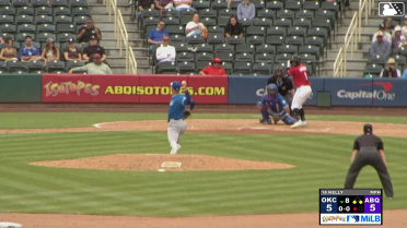 Antoine Kelly In play, run(s) to Adael Amador