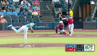 James Triantos' third Triple-A homer of the season 