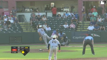 Jose Perez singles on a line drive to center fielder Brendan Summerhill. Jaiden Lo Re scores.