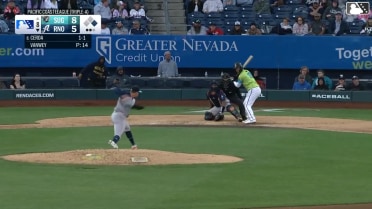 Christian Cerda homers (3) on a fly ball to left field. Kristian Robinson scores.