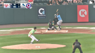 Dub Gleed singles on a line drive to right fielder T.J. White. Eddie Micheletti Jr. scores. Victor Arias to 2nd.