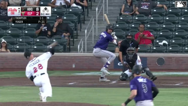 Sterlin Thompson homers (8) on a fly ball to right center field. Brenton Doyle scores.