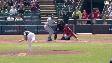 Josh Rojas homers (1) on a fly ball to right center field. Peyton Wilson scores.