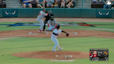 Matt Klein singles on a fly ball to left fielder Qrey Lott. Roldy Brito scores. Tanner Thach to 3rd. Wilder Dalis to 2nd.