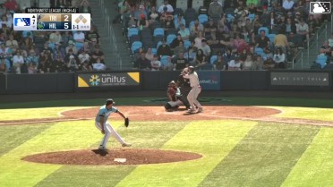 Harold Coll grounds into a force out, third baseman José Mejía to second baseman Adrian Rodriguez. Hayden Alvarez scores. Jorge Ruiz out at 2nd. Harold Coll to 1st.