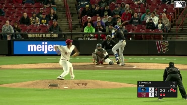 Jose Nova In play, run(s) to Asbel Gonzalez