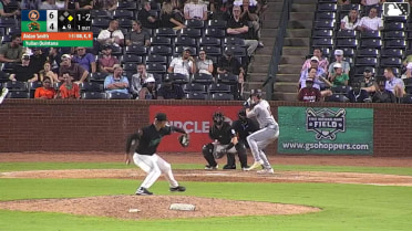 Aidan Smith homers (9) on a fly ball to center field. Jhon Diaz scores.