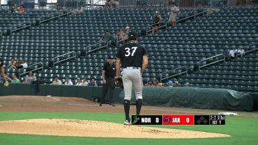 Trey Gibson K's six over five scoreless innings