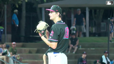 Adam Mazur's career-high ninth strikeout of the game