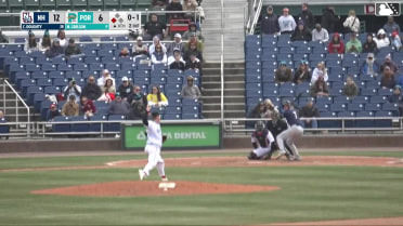 Cade Doughty singles on a line drive to left fielder Caden Rose. Nick Goodwin scores.