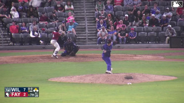 Luis Lameda singles on a line drive to center fielder Kevin Alvarez. Frederi Montero scores.