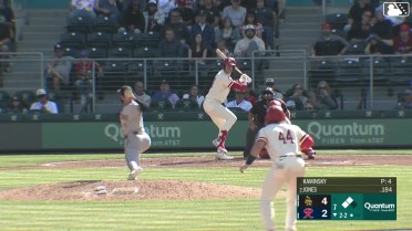 Rob Kaminsky In play, run(s) to Nolan Jones