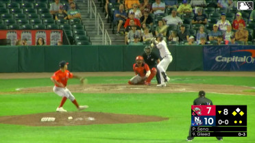 Dub Gleed homers (2) on a fly ball to right center field. Hedbert Perez scores. Cutter Coffey scores.