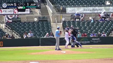 Manuel Beltre's leaping snag