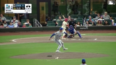Adam Frazier grounds into a force out, second baseman Peyton Wilson to shortstop Alejo Lopez. Yolmer Sánchez scores. Cade Marlowe out at 2nd. Adam Frazier to 1st.