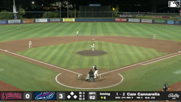 Cam Cannarella homers (1) on a fly ball to right center field.