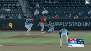 Won-Bin Cho homers (5) on a fly ball to right field. Cade McGee scores.