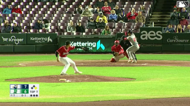 Luke Hill homers (7) on a fly ball to right field. Bennett Thompson scores.