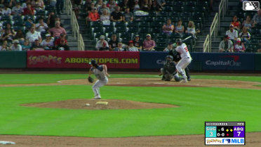 Jose Cordova singles on a ground ball to right fielder CJ Alexander. Mike Antico scores.