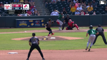 Blake Rambusch singles on a line drive to left fielder Garrett Spain. Jared Sundstrom scores. J.T. Arruda scores.
