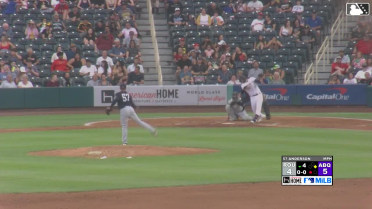 Sean Bouchard hits a 443-foot homer 