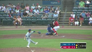 Blake Rambusch grounds out, second baseman Sam Mongelli to first baseman Jake Gelof. Josh Caron scores.
