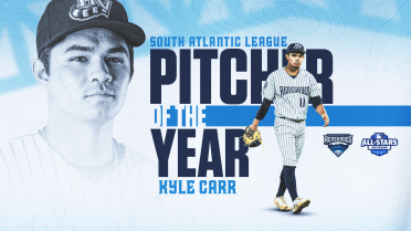 Kyle Carr named SAL Pitcher of the Year; Two Renegades named SAL All-Stars