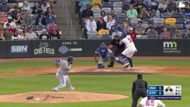 Gabriel Gonzalez singles on a line drive to center fielder Drew Waters. Henry Kusiak scores.