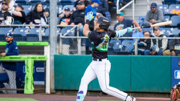 Luis Suisbel homers (2) on a fly ball to center field.