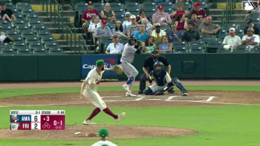 Angel Ortiz homers (10) on a fly ball to right center field.