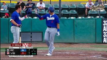 Dodgers prospect Thayron Liranzo erupts at the plate