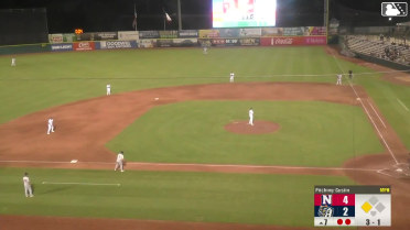 Spencer Nivens singles on a line drive to center fielder Braedon Karpathios. Justin Johnson scores.