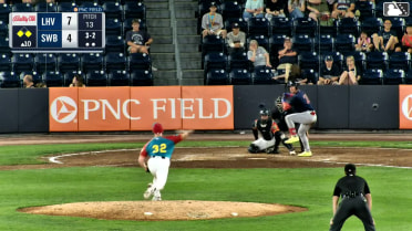 Dylan Moore singles on a line drive to left fielder Kenedy Corona. Carter Kieboom scores. Paul McIntosh to 2nd.