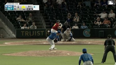 Caden Connor out on a sacrifice fly to center fielder Alek Thomas. Michael Turner scores.