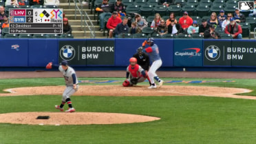 Cristian Pache homers (3) on a fly ball to right center field. Ryan Clifford scores.