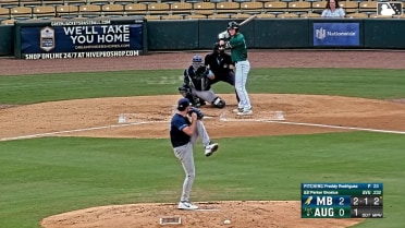 Parker Brosius homers (3) on a fly ball to left center field.
