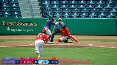 James Tallon registers strikeout in hitless frame