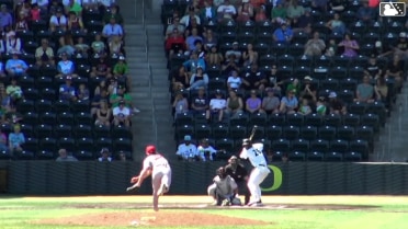 Jakob Christian homers (8) on a fly ball to center field.
