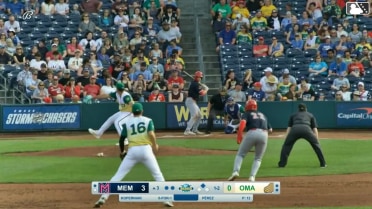 Matt Koperniak singles on a fly ball to center fielder John Rave. Blaze Jordan scores.
