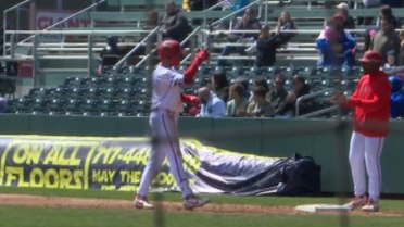 Daylen Lile's three hits and three stolen bases