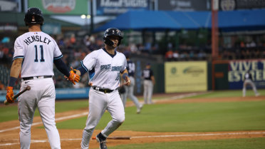 Bastidas, Salazar's Go-Ahead Homers Give Space Cowboys First Extra-Innings Win